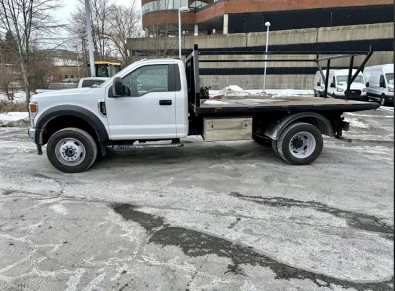 2021 F600 FLATBED DUMP